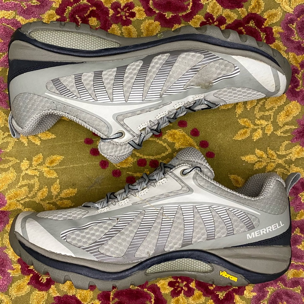 Merrell SIREN EDGE 3 Size 8W Wide J034440W Aluminum Boulder Women’s Hiking Shoe - Picture 5 of 11